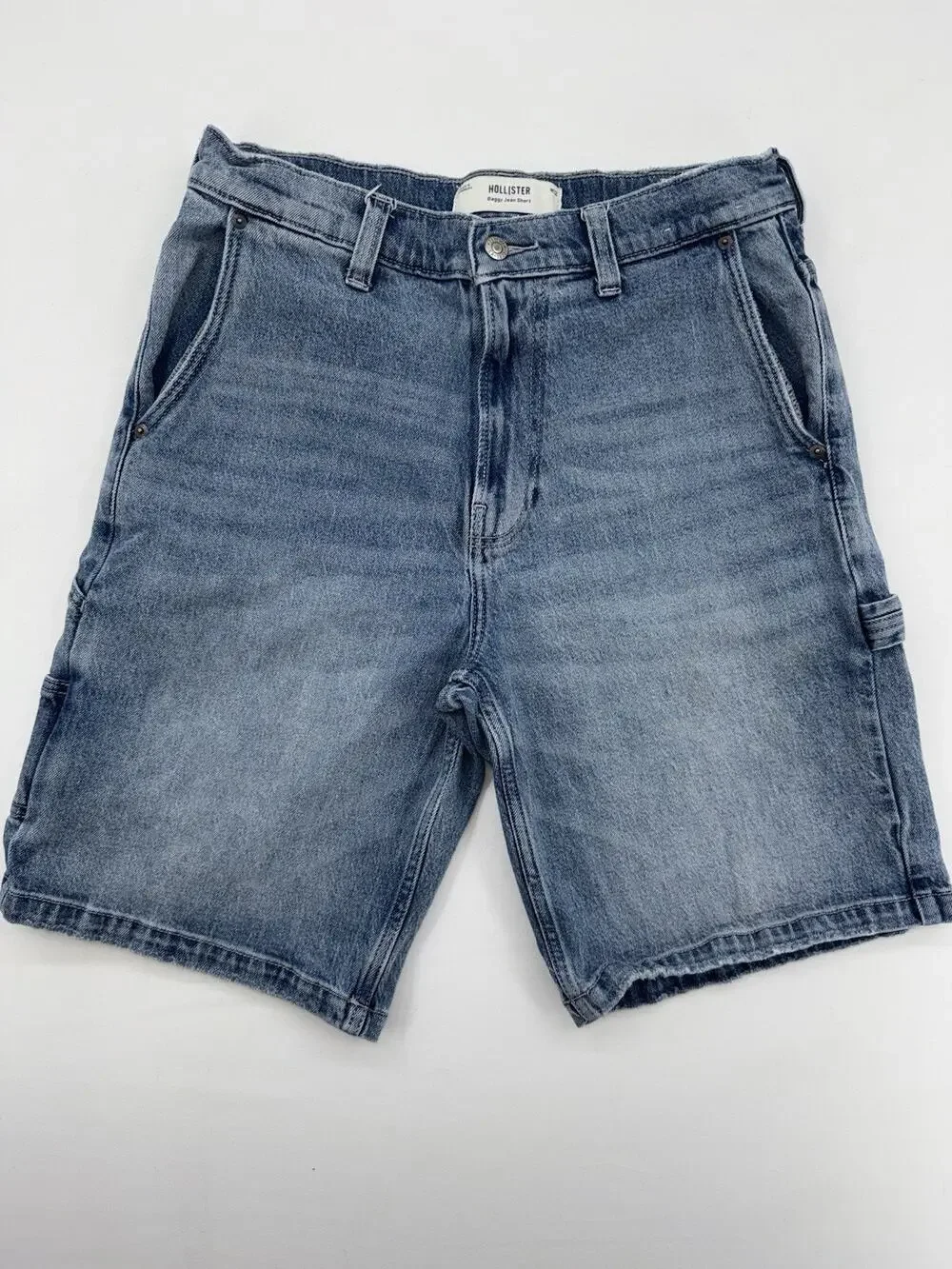 Hollister Men Zipper fly Baggy denim jeans shorts size 32